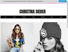 Tablet Screenshot of christina-zerbe.de